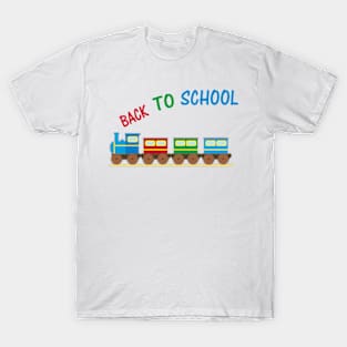 back to school train start first day of school T-Shirt